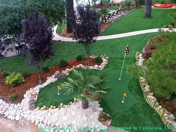 Synthetic Turf Memphis, Tennessee Office Putting Green, Beautiful Backyards